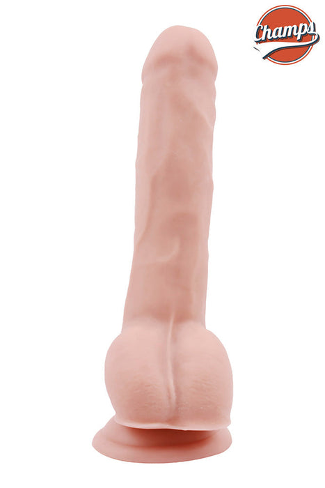 Champs - Baldy - Dual Density Dildo - 23 x 4 cm - Lichte Huidskleur-Erotiekvoordeel.nl