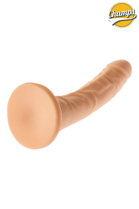 Champs - Groovy - Original Dildo - 21.5 x 3 cm - Lichte Huidskleur-Erotiekvoordeel.nl