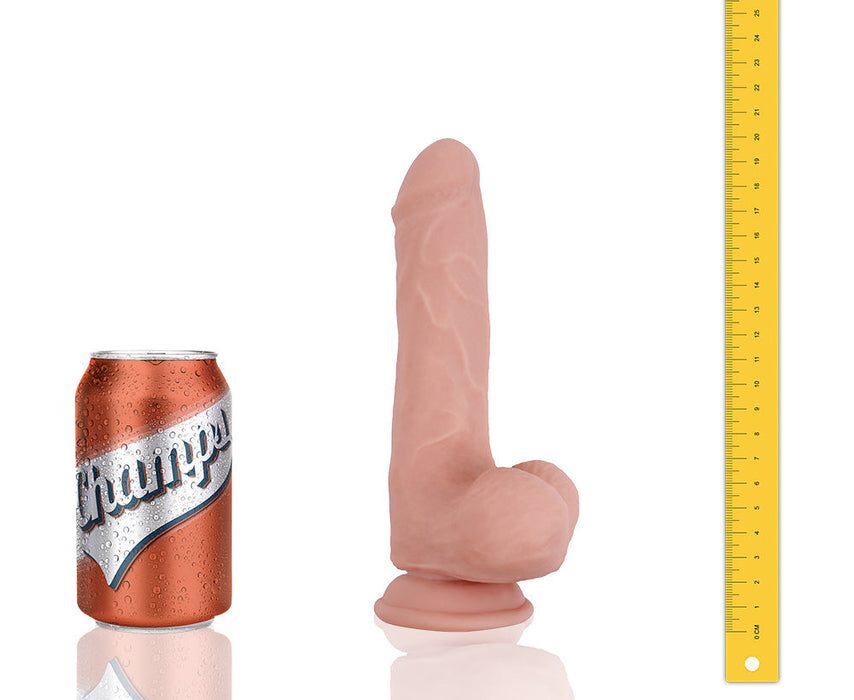 Champs - Hunky - Dual Density Dildo - 20 x 4 cm - Lichte Huidskleur-Erotiekvoordeel.nl