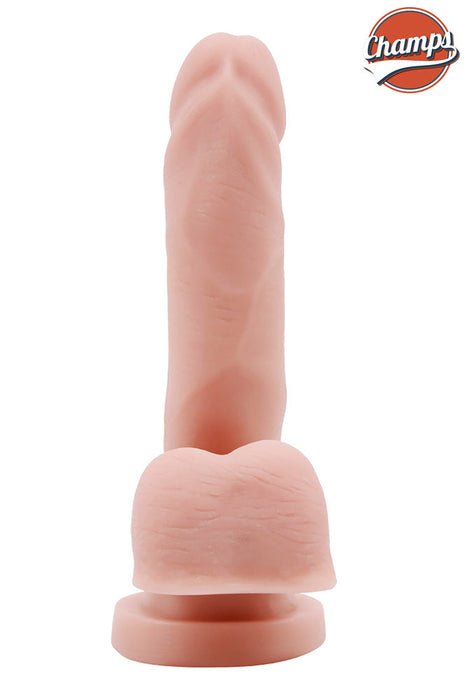 Champs - Softy - Dual Density Dildo - 14.5 x 3 cm - Lichte Huidskleur-Erotiekvoordeel.nl