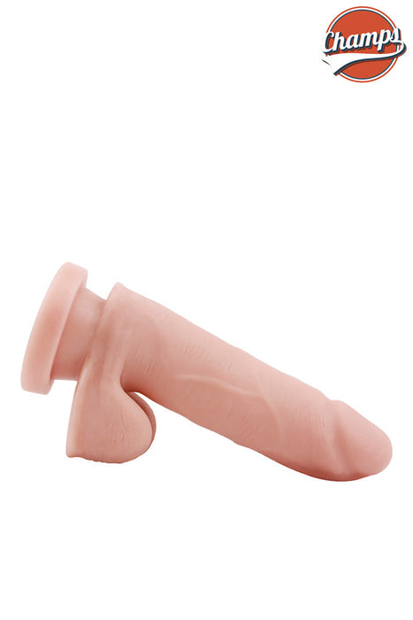 Champs - Softy - Dual Density Dildo - 14.5 x 3 cm - Lichte Huidskleur-Erotiekvoordeel.nl