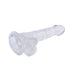 Chisa - Dildo Met Zuignap - 19,5 cm x 3 cm - Transparant-Erotiekvoordeel.nl