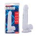 Chisa - Dildo Met Zuignap - 19,5 cm x 3 cm - Transparant-Erotiekvoordeel.nl