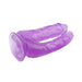 Chisa - Dubbele Penetratie Dildo 18 cm en 17 cm - Paars-Erotiekvoordeel.nl