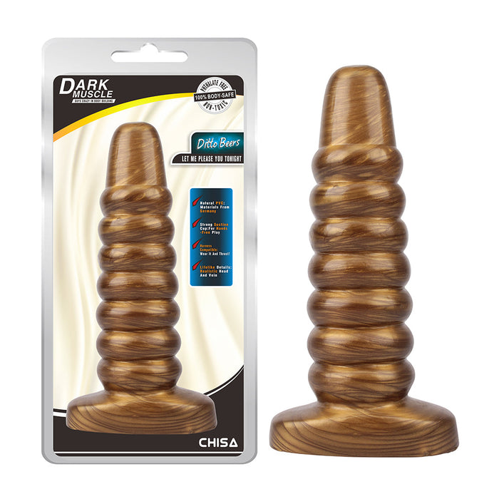 Chisa - Gold - Gouden Buttplug Ditto Beers - Goud-Erotiekvoordeel.nl