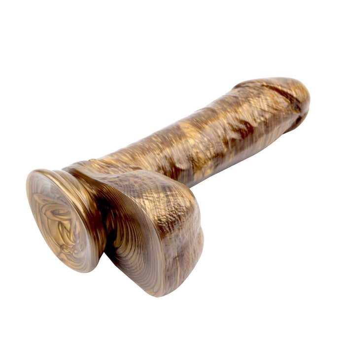 Chisa Novelties - Gold Dildo - 19,5 x 4,5 cm - Ben Dover - Goud-Erotiekvoordeel.nl