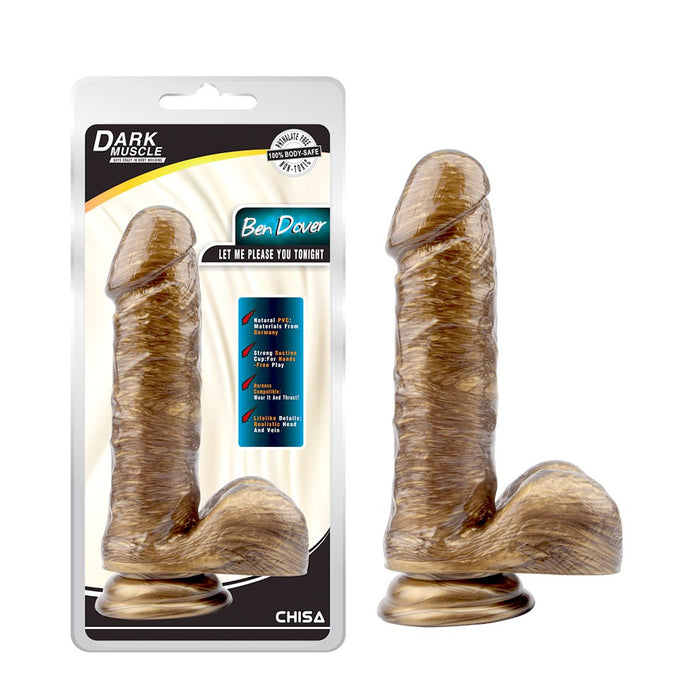 Chisa Novelties - Gold Dildo - 19,5 x 4,5 cm - Ben Dover - Goud-Erotiekvoordeel.nl