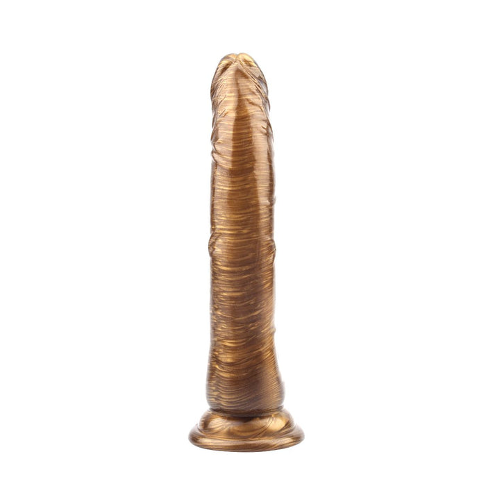 Chisa Novelties - Gold Dildo - 21,5 x 3,5 cm - Mike Hawk - Goud-Erotiekvoordeel.nl