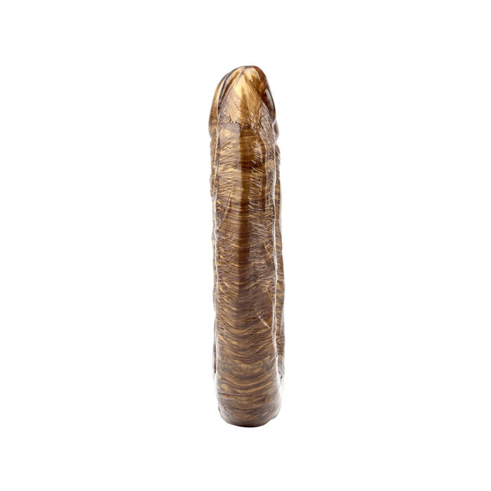 Chisa Novelties - Gold Dubbele Dildo - 34 cm - Dixie Normous - Goud-Erotiekvoordeel.nl