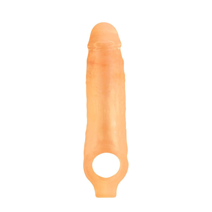 Chisa Novelties - Mighty Loop - Penis Sleeve Met Scrotum Lus - Lichte Huidskleur-Erotiekvoordeel.nl