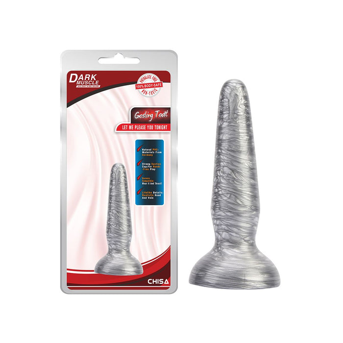 Chisa Novelties - Silver Buttplug - Gosling Todt - Zilver-Erotiekvoordeel.nl