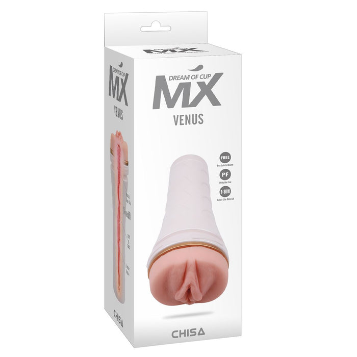 Chisa - Venus Vagina Masturbation Cup - Masturbator - Lichte Huidskleur-Erotiekvoordeel.nl