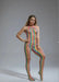 Cindylove - Bodystocking - Catsuit met Rijgveter Illusie - One size - Rainbow-Erotiekvoordeel.nl