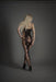 Cindylove - Catsuit - Bodystocking met Grote Opengewerkte Gaten - One size - Zwart-Erotiekvoordeel.nl