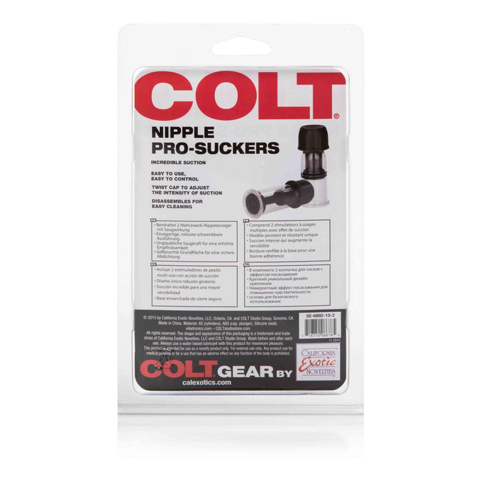 Colt - Nipple Pro-Suckers - Tepelzuigers - Zwart-Erotiekvoordeel.nl