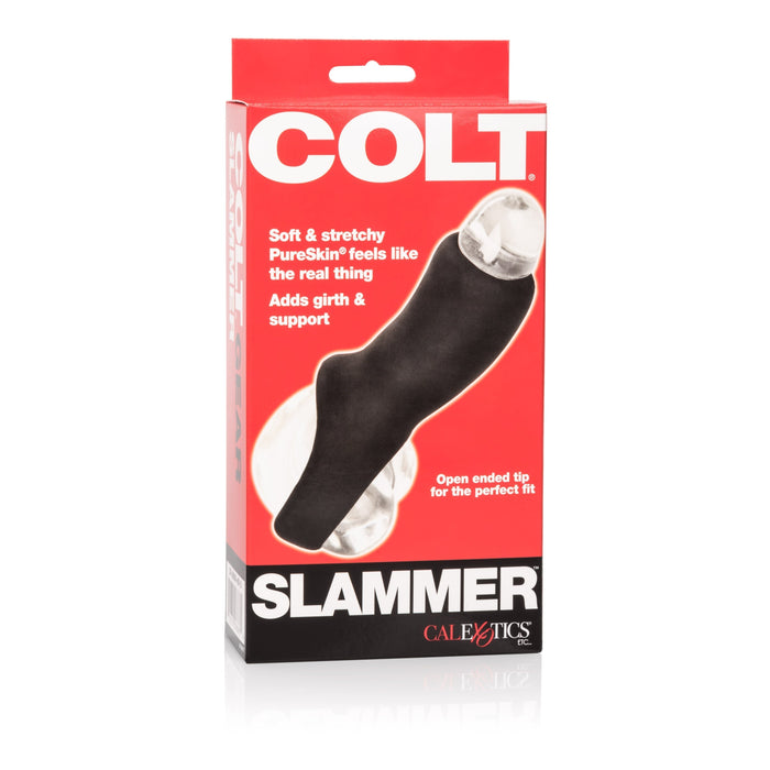 Colt - Slammer - Verdikkende Rekbare Penis Sleeve - Zwart-Erotiekvoordeel.nl