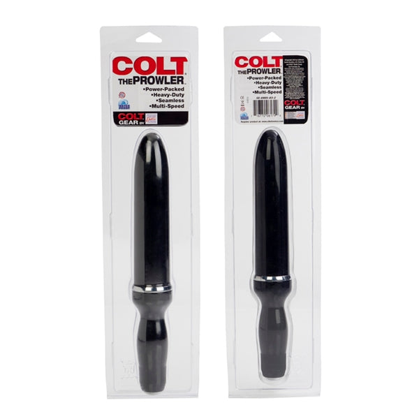 Colt - The Prowler - Anaal Vibrator met Handvat - Zwart-Erotiekvoordeel.nl