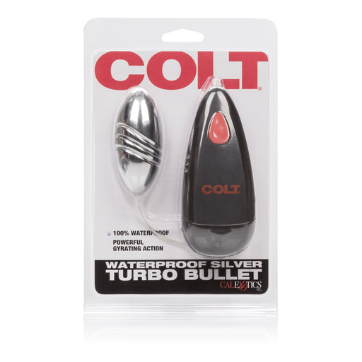 Colt - Waterproof Turbo Vibrerend Eitje - Zilver-Erotiekvoordeel.nl