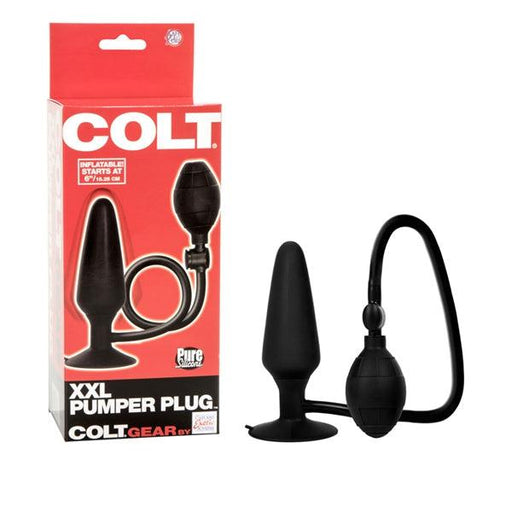 Colt - XXL Pumper Plug - Opblaasbare Buttplug - Zwart-Erotiekvoordeel.nl