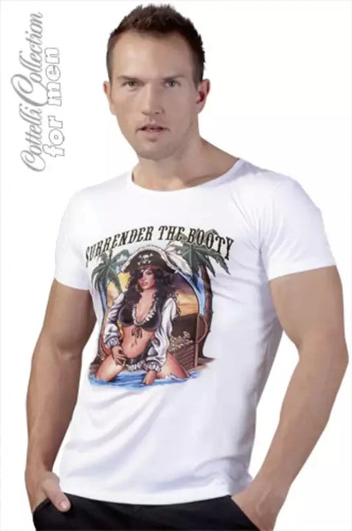 Cottelli Collection for Men - T-shirt Surrender the Booty - Maat M-Erotiekvoordeel.nl