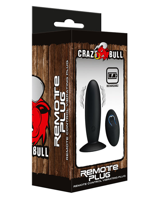 Crazy Bull - Vibrerende Buttplug Met Afstandsbediening-Erotiekvoordeel.nl