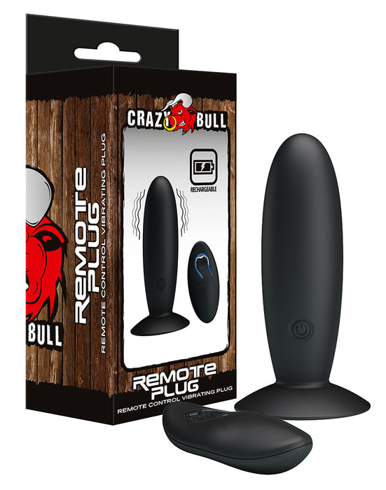 Crazy Bull - Vibrerende Buttplug Met Afstandsbediening-Erotiekvoordeel.nl