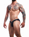 Cut 4 Men - Boost Bikini Brief - Leatherette - Zwart-Erotiekvoordeel.nl