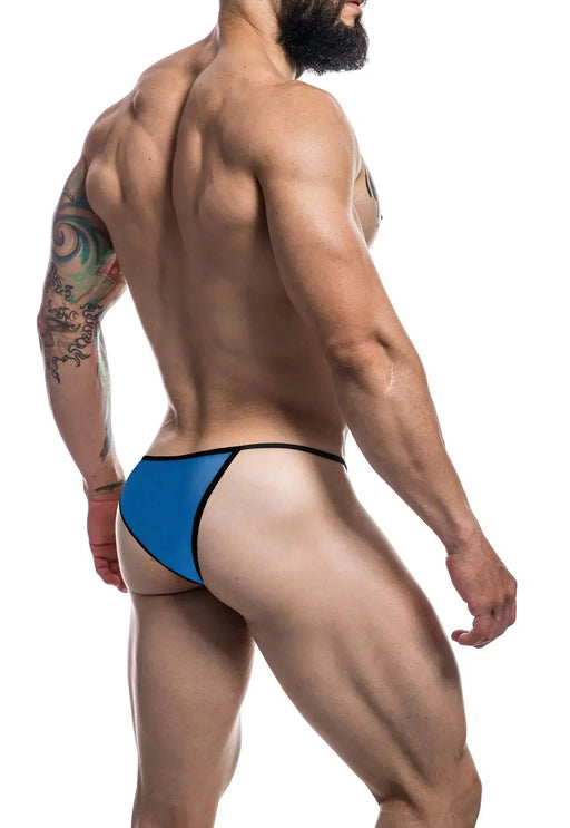 Cut4Men - Briefkini Herenstring - Blauw-Erotiekvoordeel.nl