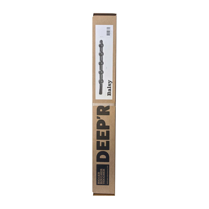 DEEP'R - Balsy - XXL Anaal Kralen - Zwart - 70 cm - Ø 4.00 tot 7.00 cm-Erotiekvoordeel.nl