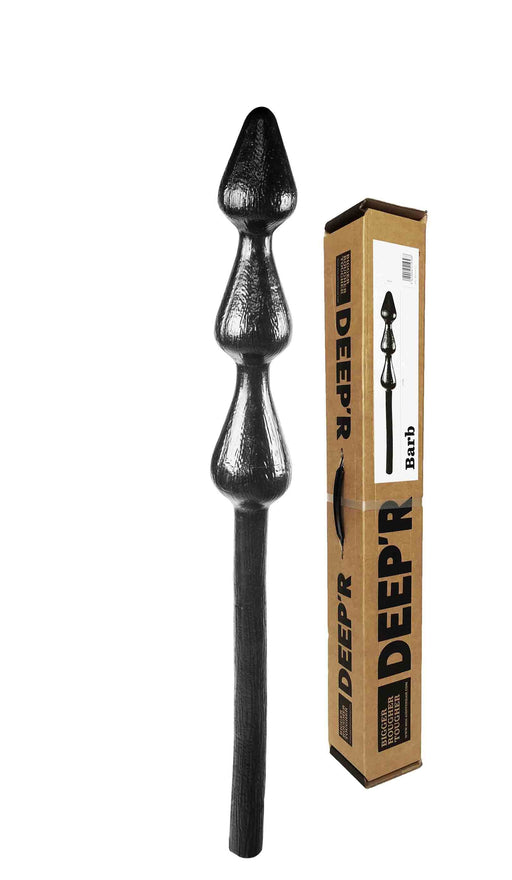 DEEP'R - Barb - Dildo - Zwart - 70 cm - Ø 8.80 cm-Erotiekvoordeel.nl