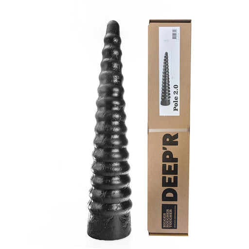 DEEP'R - Pole 2.0 - Zwart - 61 cm - Ø 4.00 - 13.00 cm-Erotiekvoordeel.nl