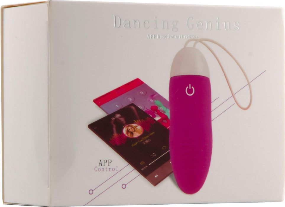 Dancing Genius App - Vibrerend Eitje met Afstandsbediening - Roze-Erotiekvoordeel.nl