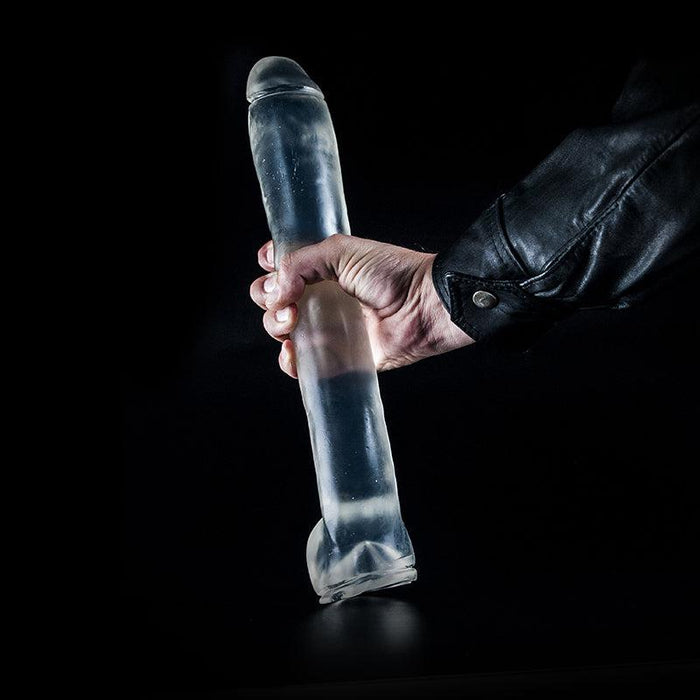 Dark Crystal - Anaal Dildo - 37,5 x 6 cm - Transparant-Erotiekvoordeel.nl