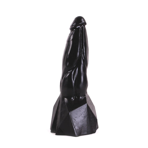 Dark Crystal - Anaal Dildo Met Extra Zware Voet - 20 x 7.5 cm - No. 61 - Zwart-Erotiekvoordeel.nl