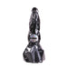 Dark Crystal - Anaal Dildo Met Extra Zware Voet - 20 x 7.5 cm - No. 61 - Zwart-Erotiekvoordeel.nl