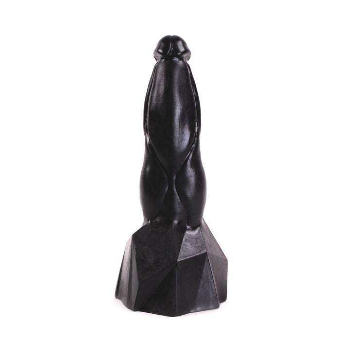 Dark Crystal - Anaal Dildo Met Extra Zware Voet - 20 x 7.5 cm - No. 61 - Zwart-Erotiekvoordeel.nl