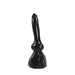 Dark Crystal - Anaal Dildo Met Extra Zware Voet - 2,7 x 20 cm - No. 60 - Zwart-Erotiekvoordeel.nl