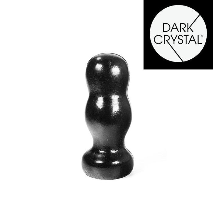 Dark Crystal - Bollen Buttplug - 14,5 x 6 cm - Zwart-Erotiekvoordeel.nl