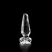 Dark Crystal - Buttplug 13,5 x 4,7 cm - Transparant-Erotiekvoordeel.nl