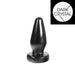 Dark Crystal - Buttplug 15 x 6 cm - Zwart-Erotiekvoordeel.nl