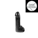 Dark Crystal - Dildo 15 x 3,5 cm - Zwart-Erotiekvoordeel.nl