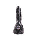 Dark Crystal - Dildo Met Extra Zware Voet 20 x 7 cm - Zwart-Erotiekvoordeel.nl