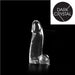 Dark Crystal - Dildo Met Balzak - 21 x 6 cm - Transparant-Erotiekvoordeel.nl