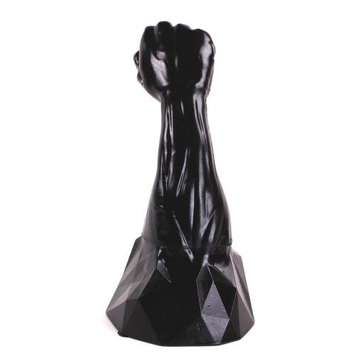 Dark Crystal - Fisting Dildo - Met Extra Zware Voet - 38 x 10,9 cm - Zwart-Erotiekvoordeel.nl