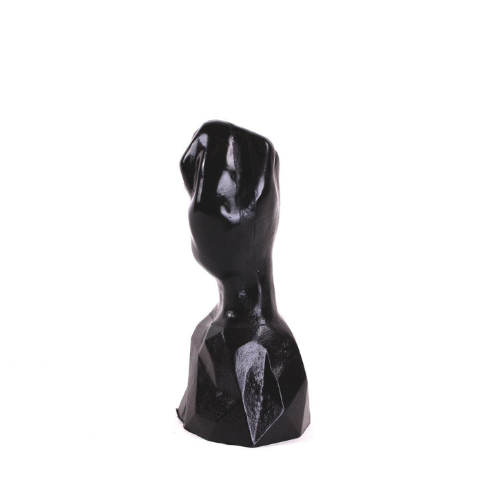 Dark Crystal - Fisting Dildo Met Zware Basis - 24 x 10,8 cm - Zwart-Erotiekvoordeel.nl