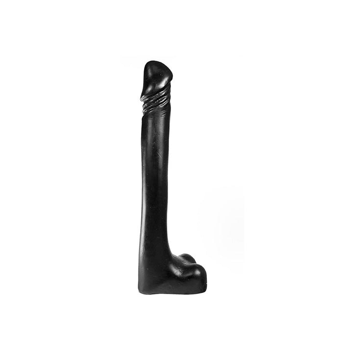 Dark Crystal - XXL Dildo - 25 x 3,5 cm - Zwart-Erotiekvoordeel.nl