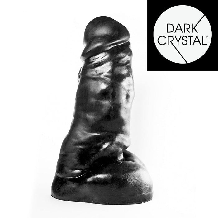 Dark Crystal - XXL Dildo - 32 x 10,5 cm - Zwart-Erotiekvoordeel.nl