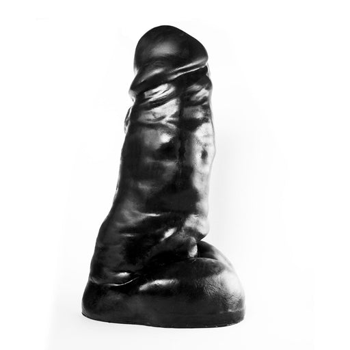 Dark Crystal - XXL Dildo - 32 x 10,5 cm - Zwart-Erotiekvoordeel.nl