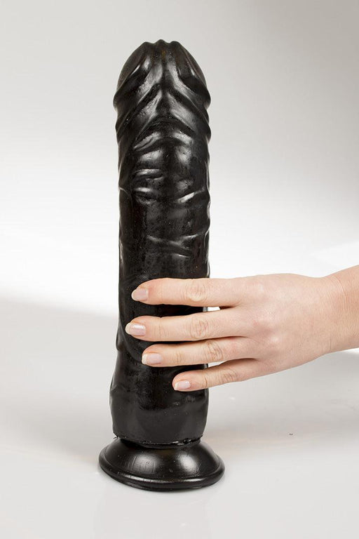 Dark Crystal - XXL Dildo - 32 x 7 cm - Zwart-Erotiekvoordeel.nl