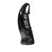 Dark Crystal - XXL Dildo 38,5 x 12 cm - Zwart-Erotiekvoordeel.nl